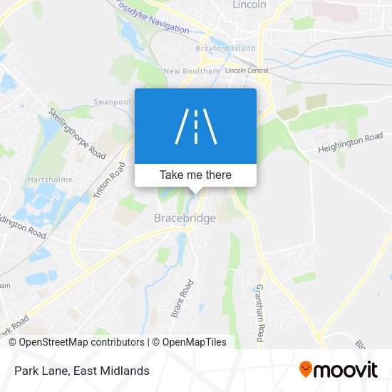 Park Lane map