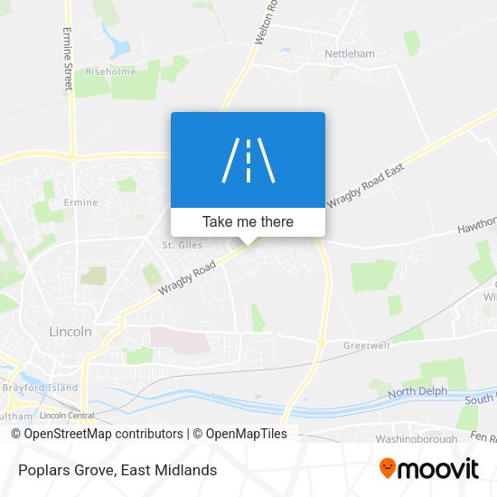 Poplars Grove map