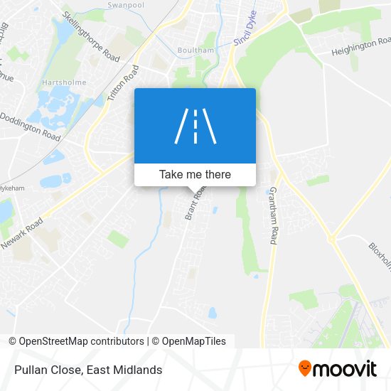 Pullan Close map