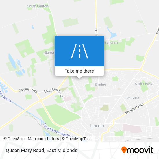 Queen Mary Road map