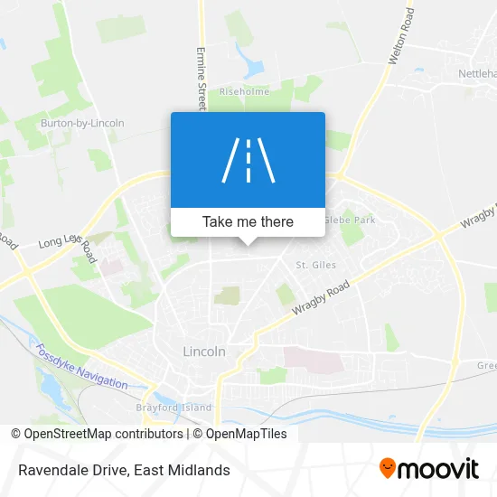 Ravendale Drive map