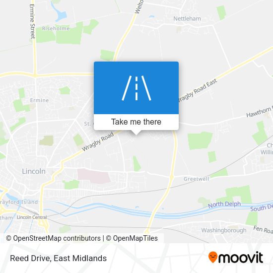 Reed Drive map