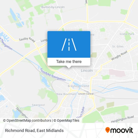 Richmond Road map