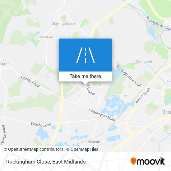 Rockingham Close map