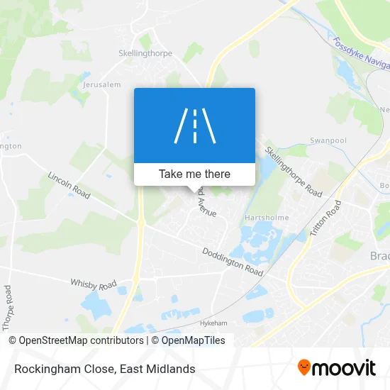 Rockingham Close map