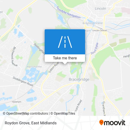Roydon Grove map