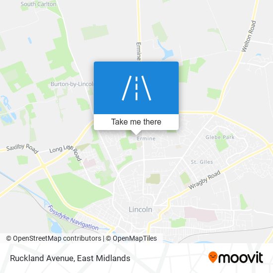 Ruckland Avenue map