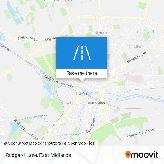 Rudgard Lane map