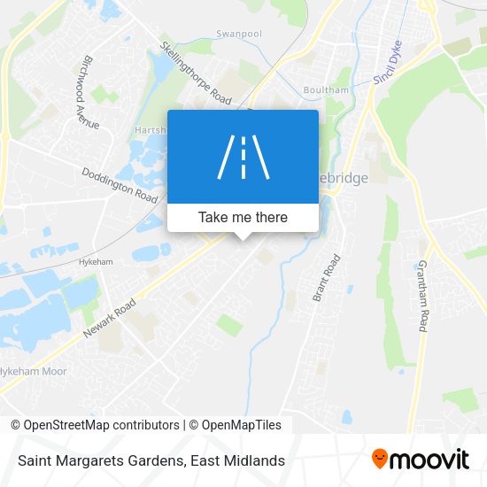 Saint Margarets Gardens map