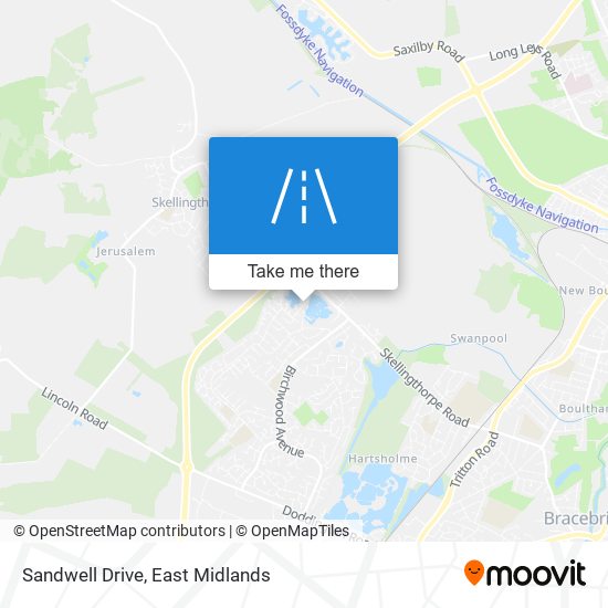 Sandwell Drive map