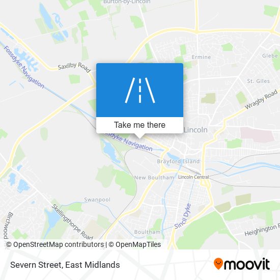 Severn Street map