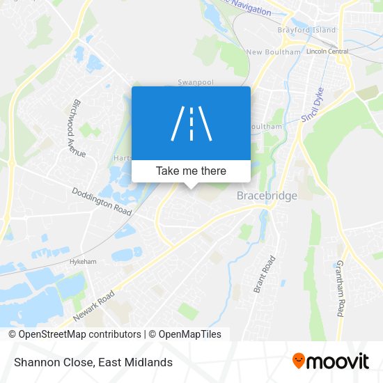 Shannon Close map