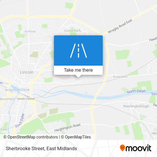 Sherbrooke Street map