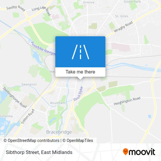Sibthorp Street map