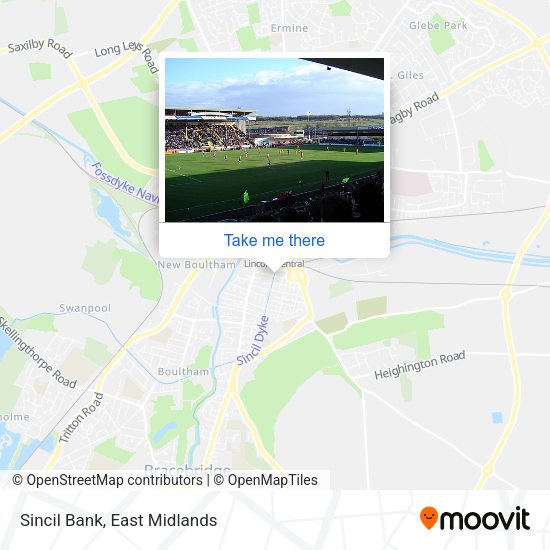 Sincil Bank map
