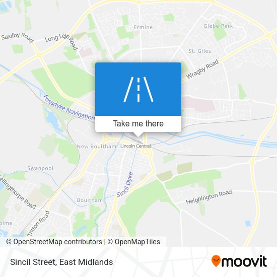 Sincil Street map