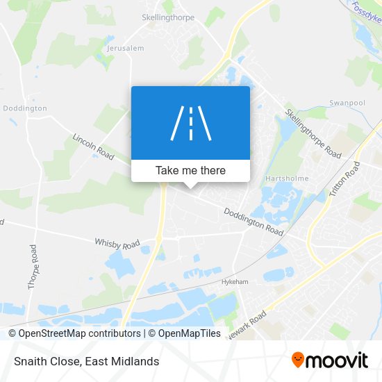 Snaith Close map
