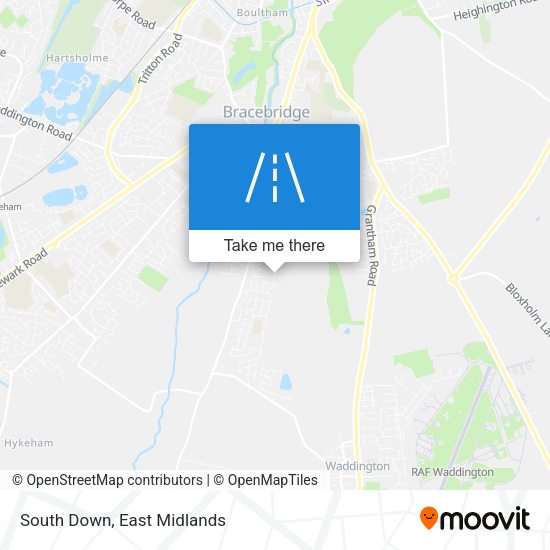 South Down map