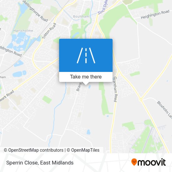 Sperrin Close map
