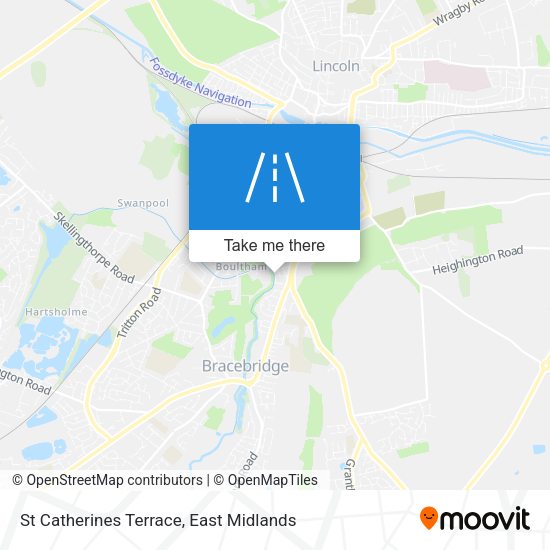 St Catherines Terrace map