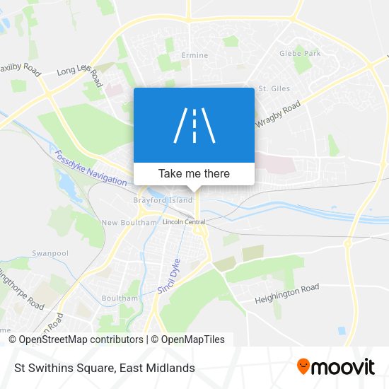 St Swithins Square map