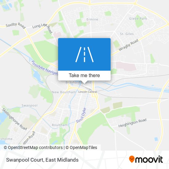 Swanpool Court map