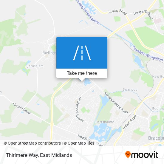 Thirlmere Way map