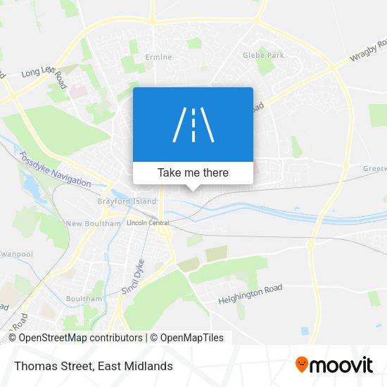 Thomas Street map