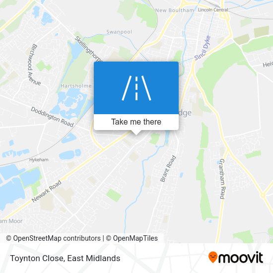 Toynton Close map
