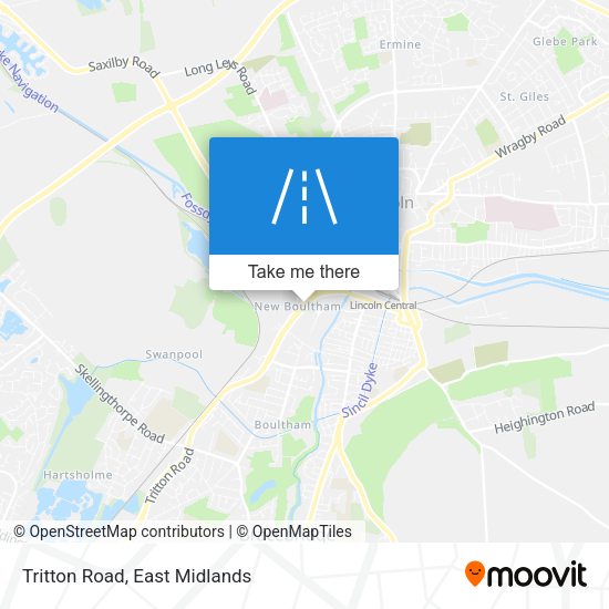 Tritton Road map