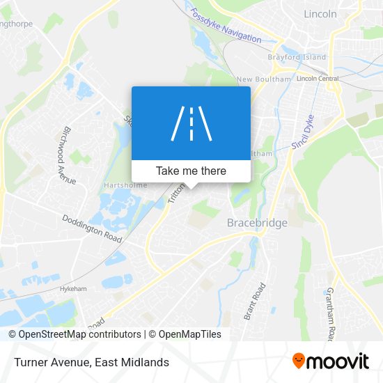 Turner Avenue map