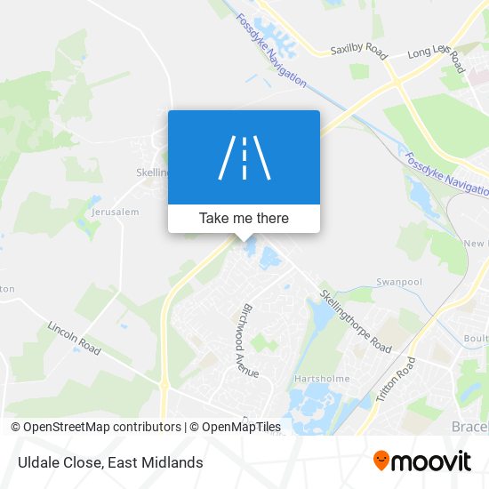 Uldale Close map