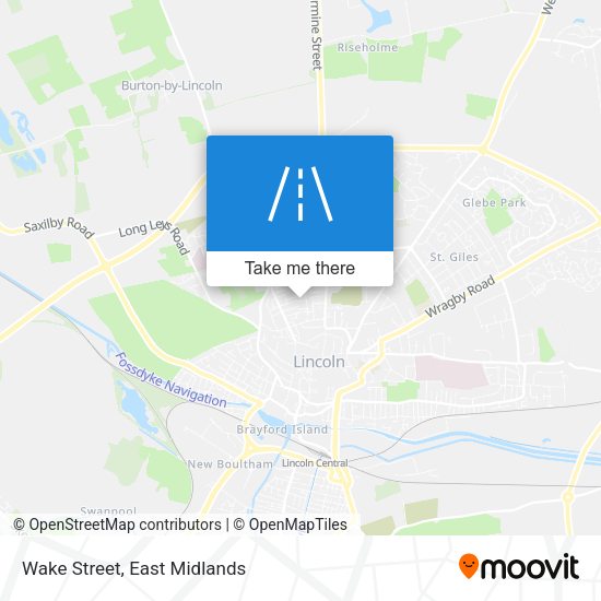 Wake Street map