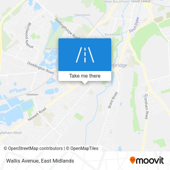 Wallis Avenue map