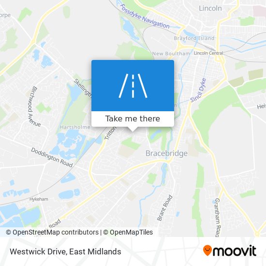 Westwick Drive map