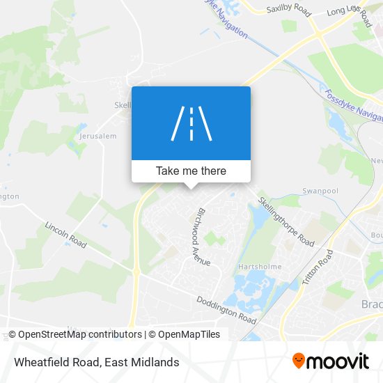 Wheatfield Road map