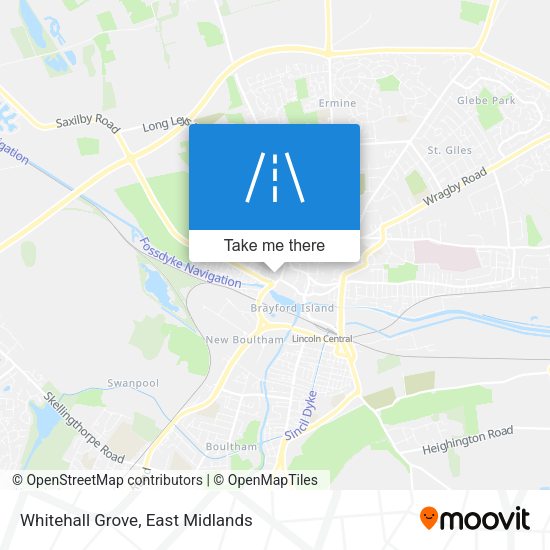Whitehall Grove map