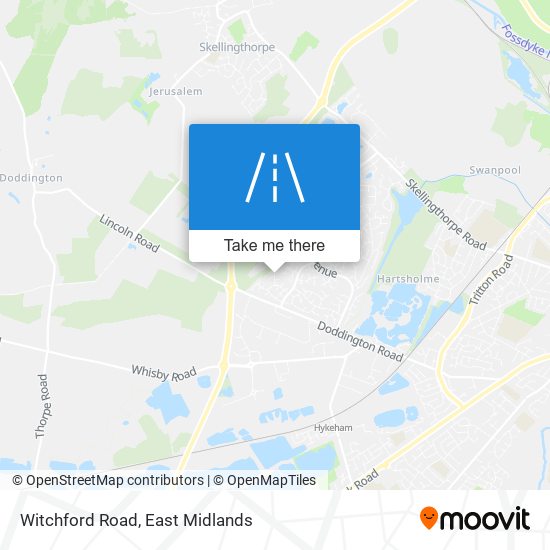 Witchford Road map