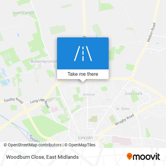 Woodburn Close map