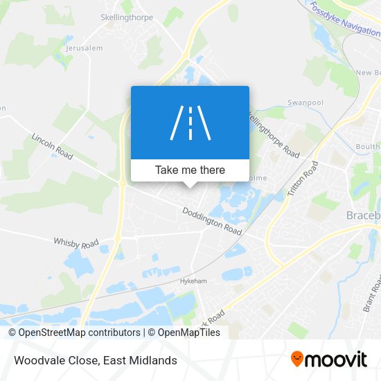 Woodvale Close map