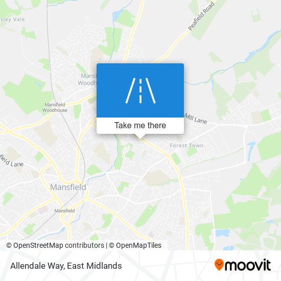 Allendale Way map