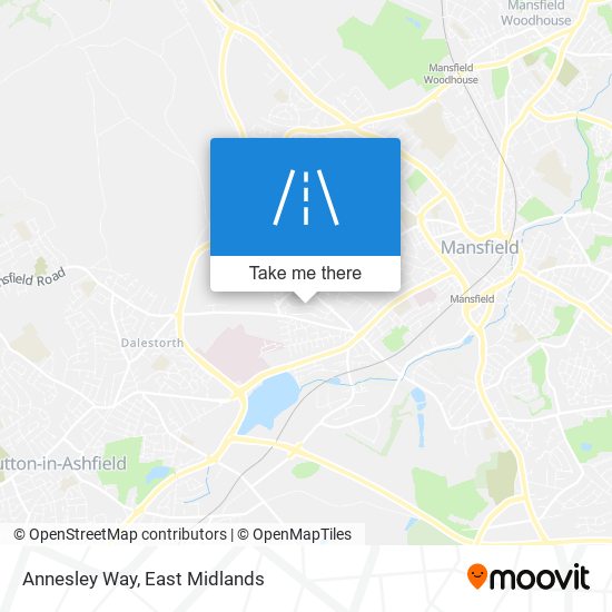 Annesley Way map