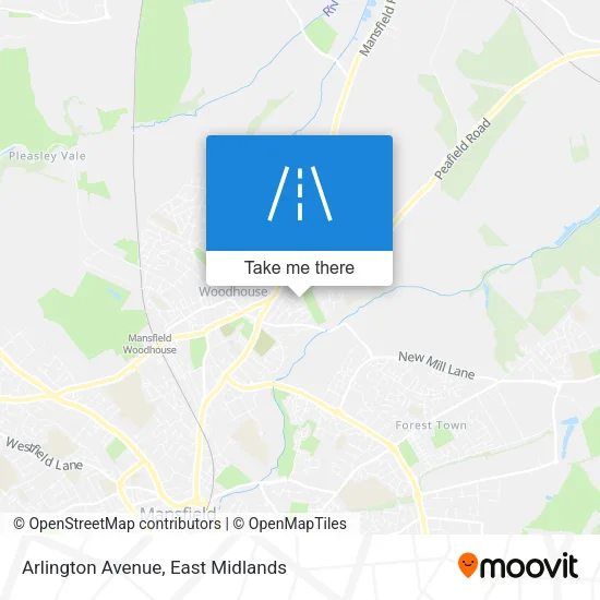 Arlington Avenue map