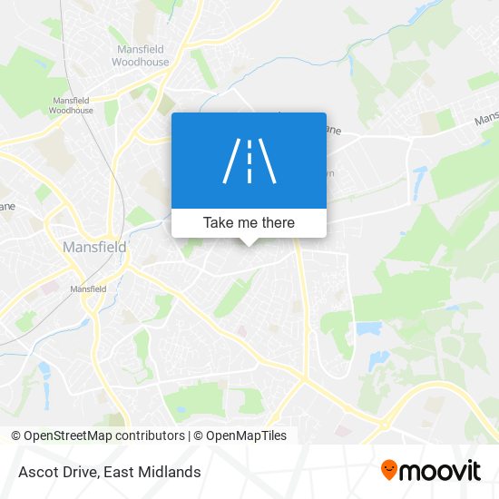 Ascot Drive map