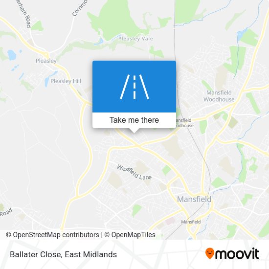 Ballater Close map