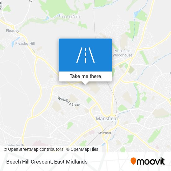 Beech Hill Crescent map