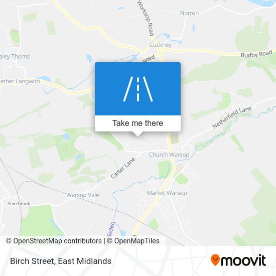 Birch Street map
