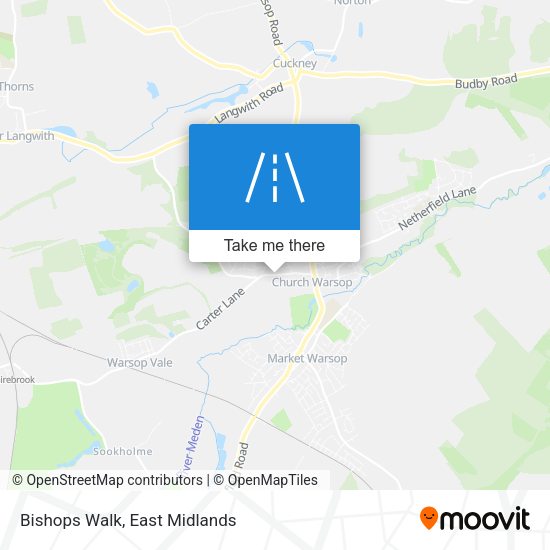 Bishops Walk map