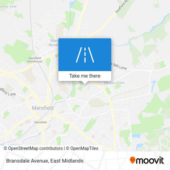 Bransdale Avenue map