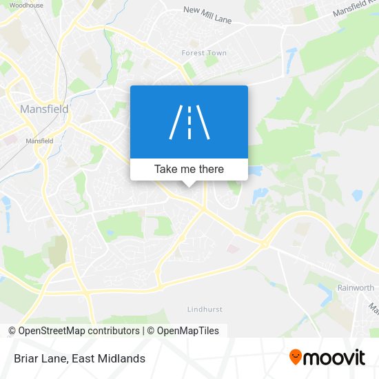 Briar Lane map